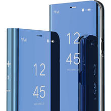 Smart Mirror Flip Phone Case for Xiaomi Mi10T Lite Pro POCO X3 NFC M3 Mi11 Note 9 Redmi 9S Pro Max X2 F2 Pro 9C 9AT 9I K30 Pro 2024 - buy cheap