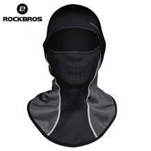 ROCKBROS-gorros de ciclismo para hombre y mujer, gorro de lana transpirable con mascarilla cálida a prueba de viento para la oreja, esquí, Invierno 2024 - compra barato