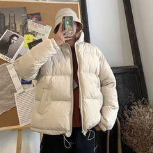 Chaqueta gruesa con bolsillos para hombre, parkas coloridas de invierno, ropa de calle, Hip Hop, moda coreana, tops 2024 - compra barato