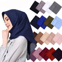 Plain Scarf Shawl Scarf Big Square Square Scarf Cotton Hijabs high quality winter Scarf Viscose Scarf 2024 - buy cheap