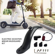 Durable Scooter Mud Fender Kit Electric Scooter Tire Splash Fender with Rear Taillight Back Guard Wing for Xiaomi M365/1S/PRO 2024 - buy cheap