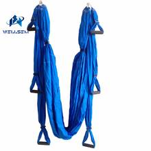 1set  Aerial Yoga Hammock Pilates band  Yoga Inversion Swing Trapeze Anti-Gravity Belt Tool Home gym equipment 2024 - buy cheap