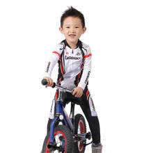 Pro Cycling Clothing Children Long Sleeve Bike Jersey Set Kids Bicycle Clothes Maillot Ciclismo Reflective SportsWear Boys Girls 2024 - buy cheap