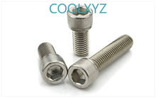 304 Stainless Steel Hexagonal Socket Head Cap Screw DIN912 Cup Head Inner Hexagonal Screw Bolt M4 M5 M6 5PCS 2024 - buy cheap