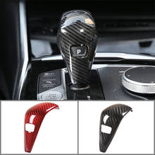 For2020 Bmw 3 Series Z4 Interior Modification Gear Shift Head Shell G28 G20 325li Gear Handle Decorative Cover Real Carbon Fiber 2024 - buy cheap