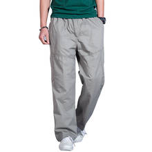 Men Pants Thin Casual Pants Trousers Loose Extra-Large Size M-6XL Men's Pants Men's Cargo Pants Casual Pants Multi-Color 2024 - buy cheap