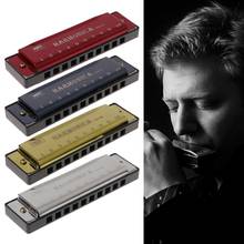 Hot! 10 Holes Key of C Blues Harmonica Musical Instrument Educational Toy with Case 2024 - buy cheap