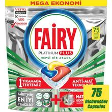 Fairy platinum plus comprimidos cápsula de máquina de lavar louça prato guias detergente vagens lavagem prato concentrado original 75 peças fastship 2024 - compre barato