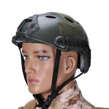 Capacete militar de camuflagem multicamadas, capacete protetor para paintball e airsoft, capacete tático de proteção rápida 2024 - compre barato