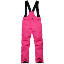 Children Snow Skiing Pants Outdoor Kids Snowboarding Trousers Windproof Thermal Winter Ski Suspender Pant For Girls and Boys 2024 - buy cheap