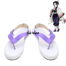 Demon Slayer: Kimetsu no Yaiba Kochou Shinobu Anime Customize Cosplay Shoes 2024 - buy cheap