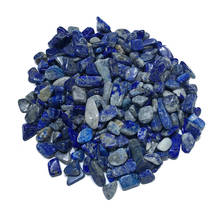A+100g 5-7mm Natural Blue Lapis Lazuli Quartz Crystal Polished Gravel Specimen natural stones and minerals Fish Tank stones 2024 - buy cheap