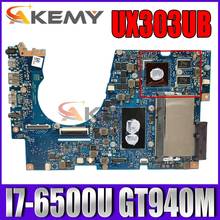 Akemy-placa base original para ordenador portátil ASUS Zenbook, UX303UB, UX303U, 4GB RAM, I7-6500U, GT940M-2GB 2024 - compra barato