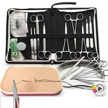 Kit de ferramentas cirúrgicas de treinamento de ciências médicas, conjunto de pacotes de sutura cirúrgica para estudantes 2024 - compre barato