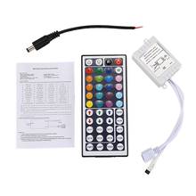 Control remoto inalámbrico IR de 44 teclas con receptor para tira de luz LED RGB SMD, 5050, 3528 2024 - compra barato