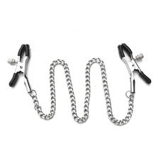 1 pair Stainless Steel Metal Chain Nipple Clips Breast Clip Sex Slaves Nipple Clamps Sex Toys for Women XN0060 2024 - buy cheap