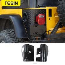 TESIN  Exterior Accessories for Jeep Wrangler TJ Auto Tail Light Wrap Angle Car Body Protection for Jeep Wrangler TJ 1997-2006 2024 - buy cheap
