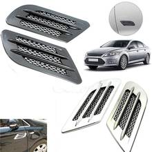 Car Side Air Flow Vent Hole Cover Fender Intake Grille Duct Decoration Sticker 2024 - buy cheap