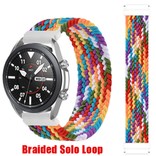 Braided Solo Loop Band for Samsung Watch 3 41mm Galaxy Watch Active 2/Amazfit Gts2/Gts Bracelet Huawei Watch GT2/2e/Pro Strap 2024 - buy cheap