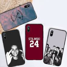 Funda de teléfono para iPhone, carcasa de teléfono con diseño de lobo adolescente, para modelos 11, 12 mini pro, XS MAX, 8, 7, 6, 6S Plus, X, 5S, SE, 2020 y XR 2024 - compra barato