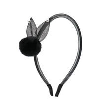 Cute Bunny Rabbit Ear Headband Women Girls Hairband Plush balls Hair Hoop Sweet Hair Band Headwear Fashion Kids Hair Accessories 2024 - buy cheap