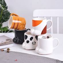 Cute Cat Paws Coffee Mug Creative Ceramic Personality Milk Mug Office Coffee Tumbler Breakfast Milk Cup Best Gift For Kids 2024 - buy cheap