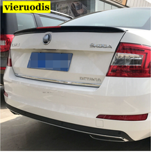 Car Styling ABS Plastic Unpainted Primer Rear Trunk Boot Wing Lip Spoiler Auto Part For Skoda Octavia 2015-2019 2024 - buy cheap