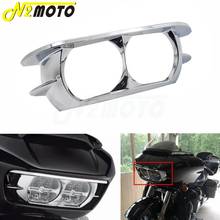 Dual Projector Headlamp Headlight Trim Bezel Chrome for Harley Touring CVO Road Glide Ultra FLTRU FLTRX FLTRXSE FLTRUSE 2015-19 2024 - buy cheap