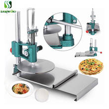 Máquina de prensado Manual para masa de pizza, prensa de aplanamiento de masa de Pizza, laminadora de rodillo, prensadora Chapati de pastelería, 20cm 2024 - compra barato