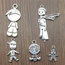20pcs Antique Silver Color Boy Charm Pendants Jewelry Accessories Cute Boy Charms For Jewelry Making 2024 - buy cheap