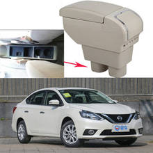 Caja de reposabrazos para Nissan Tiida, caja de reposabrazos con 9 USB para Nissan Sylphy 2024 - compra barato