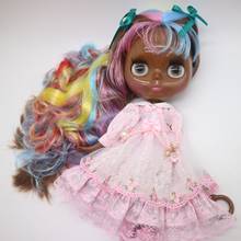Muñeca Blyth desnuda de cuerpo articulado, muñeca de fábrica de moda adecuada para niñas, pelo multicolor 2024 - compra barato