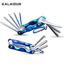 KALAIDUN Portable Allen Key Set Hex Wrench Set Universal Spanner Kit Flat Head Mini Multitools For Repair Bicycle Hand Tools 2024 - buy cheap