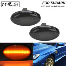 Luz LED de posición lateral para Subaru Impreza Wrx Sti, lámpara de señal de giro, 2002, 2003, 2004, 2005, 2006, 2007, Liberty Forester, 2 uds. 2024 - compra barato