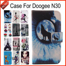 AiLiShi Case For Doogee N30 Luxury Flip PU Painted Leather Case N30 Doogee Exclusive 100% Special Phone Cover Skin+Tracking 2024 - buy cheap