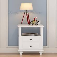 All solid wood bedside table simple locker American children's cabinet small storage cabinet narrow cabinet white solid wood sid 2024 - buy cheap