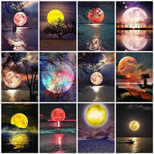 Super Moon 5D DIY Diamond Painting Full Square Diamond Embroidery Landscape Cross Stitch Mosaic Sale Home Decoration 2024 - buy cheap