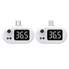 Mini USB Thermometer Mobile Phone Digital Thermometer With LED Display Non-contact Infrared Temperature Sensor Type-C Hygrometer 2024 - buy cheap