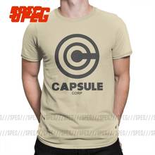 Capsule Corp DBZ Cool Dynocaps Anime Gym T-Shirt Funny T Shirts Men Short Sleeves Clothes Gift Tees  Cotton Crewneck T-Shirt 2024 - buy cheap