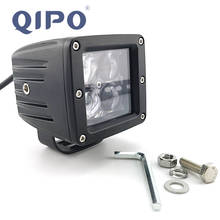 QIPO 3 "40 Вт Светодиодный светильник для мотоцикла, 12 В, для вождения, для внедорожников, Барра, для автомобилей, пикапа, UTV, ATV, SUV 4X4, 4WD, Pod Cube, лампа 2024 - купить недорого