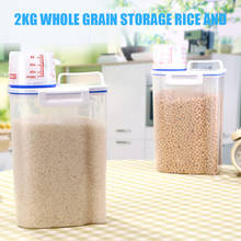 Kitchen Storage Box Sealed Pest Control Moisture-Proof Rice Barrels Plastic Containers Sealed Cans For Coarse Cereals Grains 2024 - buy cheap