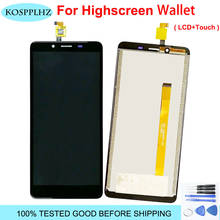 For highscreen wallet LCD Display+Touch Screen 100% Original Tested LCD Digitizer Glass Panel Replacement 5.5"  Cell Phone 2024 - buy cheap