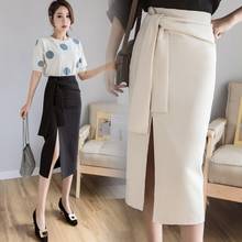 2020 Spring And Summer New Fashion Temperament Strap Mid-Length Skirt Slim One Step Hip Skirt Casual And Comfortable Skirt 2024 - buy cheap