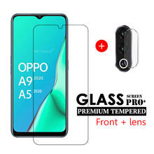 Protetor de tela 2 em 1 para oppo, vidro temperado e câmera de proteção para os modelos a9 2020 a5 2020 oppo a9 a5 2020 6.5" 2024 - compre barato