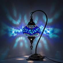 (20 вариации)! Турецкая лампа-ручной работы Турецкая мозаичная настольная лампа декоративная лампа в марокканском стиле в крестьянском стиле прохладно мозаики лампы-запятнанный 2024 - купить недорого