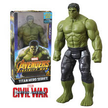 Disney Marvel Superhero Peripheral Avengers:Infinity War Hulk Action-Figure Toy Model Furnishing Articles Boys Girls Gift 2024 - buy cheap