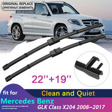 Limpador de para-brisa automotivo, lâmina de limpador para mercedes benz glk class x204 2008 ~ 2017 280 300 350 200 220 320 cdi 4 mático 2024 - compre barato