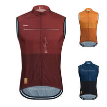 Men Raudax Sleeveless Cycling Vest Mesh Ciclismo Bike Bicycle Undershirt Jersey Windproof Cycling Clothing Gilet Motorcycle Vest 2024 - купить недорого
