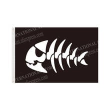 Jolly Pirate Skeleton Flag 90 x 150cm 3 x 5ft Custom Banner Metal Holes Grommets Indoor And Outdoor 2024 - buy cheap