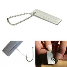 Best Mini Tool Pocket Diamond Stone Sharpener Keychain for Knife Fish Hook Finger Nail File Outdoor Camping Tool Outdoor Tool 2024 - buy cheap